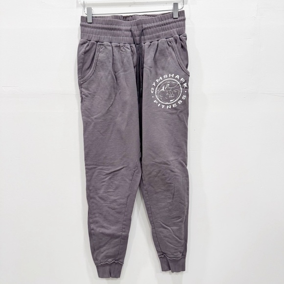 Gymshark Legacy Fitness Jogger High Waist Drawstring Small Athleisure Gray - Picture 2 of 6